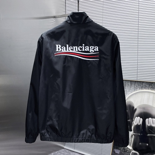 Replica Balenciaga Jackets Long Sleeved For Men #1231375 $52.00 USD for Wholesale