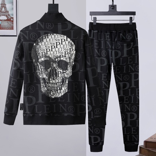 Replica Philipp Plein PP Tracksuits Long Sleeved For Men #1231380 $105.00 USD for Wholesale