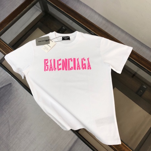 Replica Balenciaga T-Shirts Short Sleeved For Unisex #1231485, $40.00 USD, [ITEM#1231485], Replica Balenciaga T-Shirts outlet from China