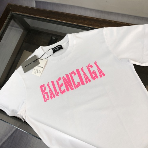 Replica Balenciaga T-Shirts Short Sleeved For Unisex #1231485 $40.00 USD for Wholesale