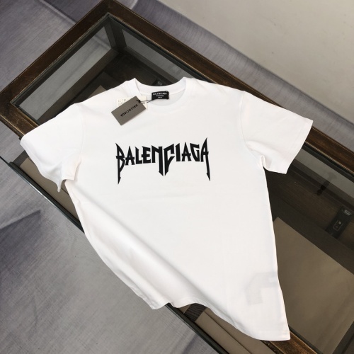 Replica Balenciaga T-Shirts Short Sleeved For Unisex #1231487, $40.00 USD, [ITEM#1231487], Replica Balenciaga T-Shirts outlet from China