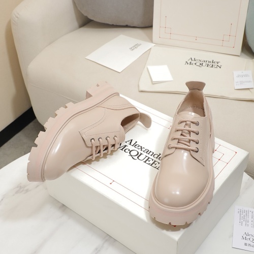 Replica Alexander McQueen Leather Shoes For Women #1231768, $105.00 USD, [ITEM#1231768], Replica Alexander McQueen Leather Shoes outlet from China