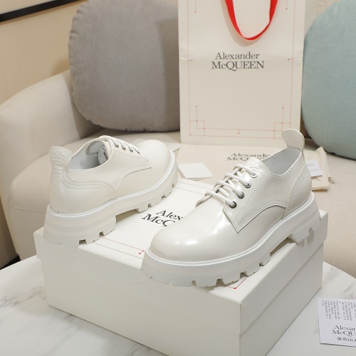 Replica Alexander McQueen Leather Shoes For Women #1231769, $105.00 USD, [ITEM#1231769], Replica Alexander McQueen Leather Shoes outlet from China