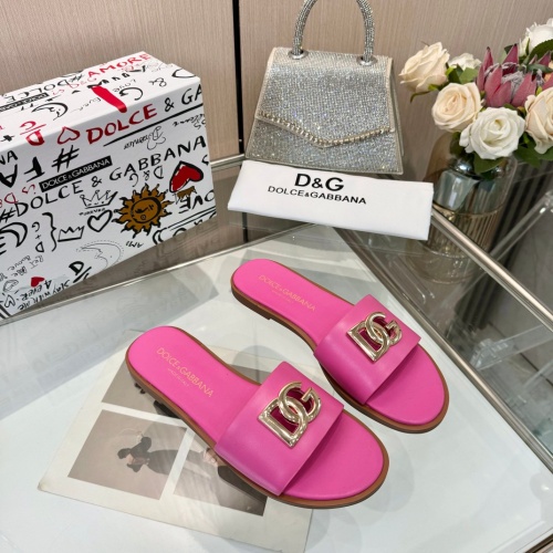 Replica Dolce &amp; Gabbana D&amp;G Slippers For Women #1232325, $82.00 USD, [ITEM#1232325], Replica Dolce &amp; Gabbana D&amp;G Slippers outlet from China