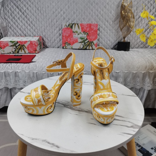 Replica Dolce & Gabbana D&G Sandal For Women #1232367 $160.00 USD for Wholesale