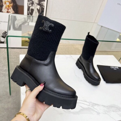 Replica Celine Boots For Women #1232401, $102.00 USD, [ITEM#1232401], Replica Celine Boots outlet from China