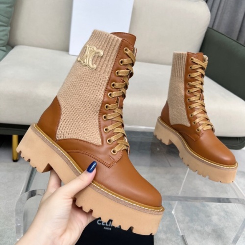 Replica Celine Boots For Women #1232403, $108.00 USD, [ITEM#1232403], Replica Celine Boots outlet from China