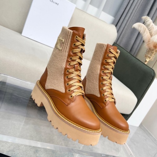 Replica Celine Boots For Women #1232403 $108.00 USD for Wholesale