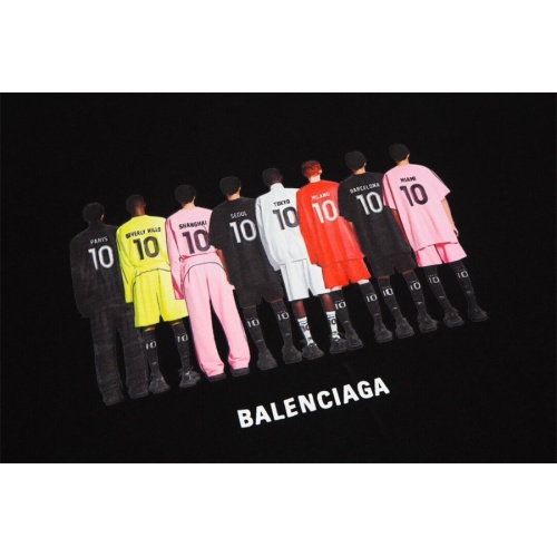 Replica Balenciaga T-Shirts Short Sleeved For Unisex #1232803 $45.00 USD for Wholesale