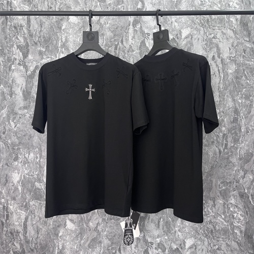 Replica Chrome Hearts T-Shirts Short Sleeved For Unisex #1232845 $52.00 USD for Wholesale