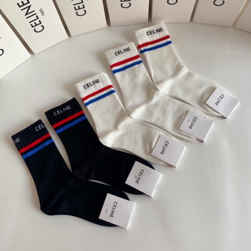 Replica Celine Socks #1232956 $29.00 USD for Wholesale