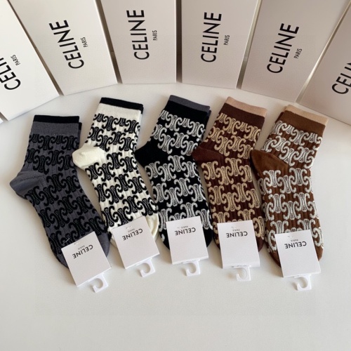 Replica Celine Socks #1233014, $25.00 USD, [ITEM#1233014], Replica Celine Socks outlet from China