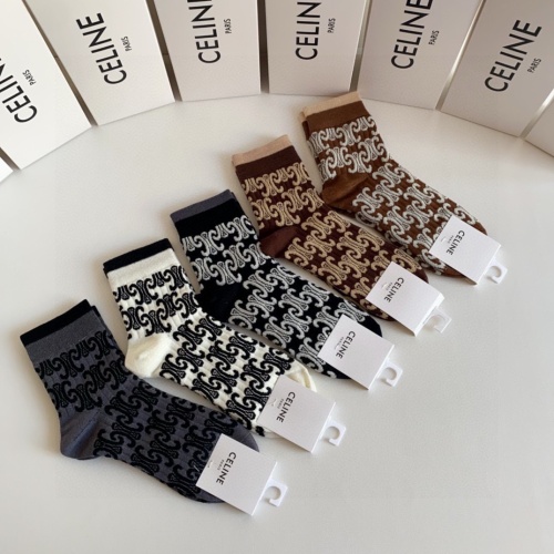 Replica Celine Socks #1233014 $25.00 USD for Wholesale