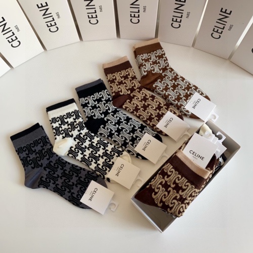 Replica Celine Socks #1233014 $25.00 USD for Wholesale