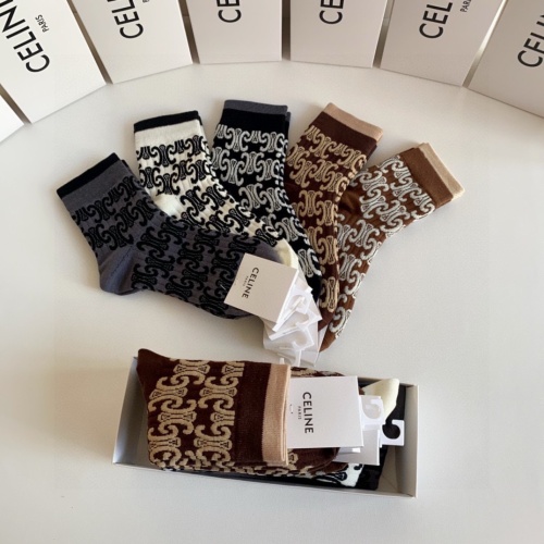 Replica Celine Socks #1233014 $25.00 USD for Wholesale