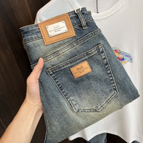 Replica Dolce &amp; Gabbana D&amp;G Jeans For Men #1233404, $80.00 USD, [ITEM#1233404], Replica Dolce &amp; Gabbana D&amp;G Jeans outlet from China