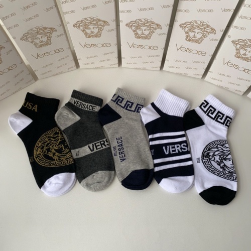 Replica Versace Socks #1233456, $25.00 USD, [ITEM#1233456], Replica Versace Socks outlet from China