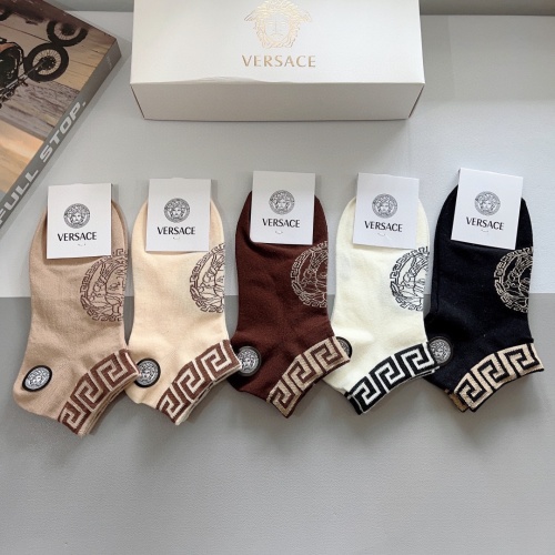 Replica Versace Socks #1233485 $25.00 USD for Wholesale