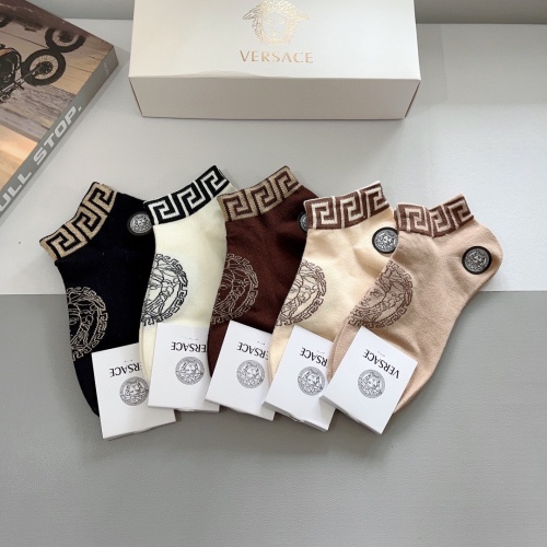 Replica Versace Socks #1233485 $25.00 USD for Wholesale