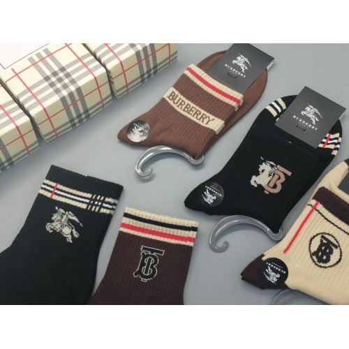 Replica Burberry Socks #1233639 $25.00 USD for Wholesale