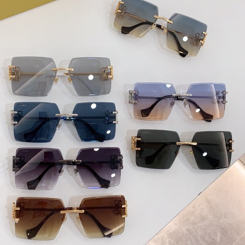 Replica LOEWE AAA Quality Sunglasses #1234046 $60.00 USD for Wholesale