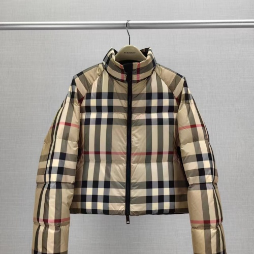 Replica Burberry Down Feather Coat Long Sleeved For Women #1234336, $192.00 USD, [ITEM#1234336], Replica Burberry Down Feather Coat outlet from China