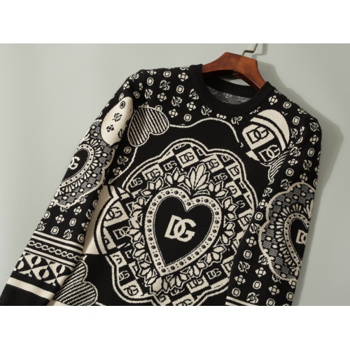 Replica Dolce & Gabbana D&G Sweaters Long Sleeved For Men #1234439 $45.00 USD for Wholesale