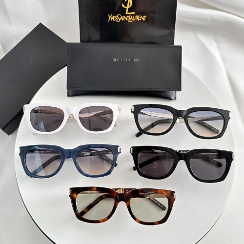 Replica Yves Saint Laurent YSL AAA Quality Sunglasses #1234602 $60.00 USD for Wholesale