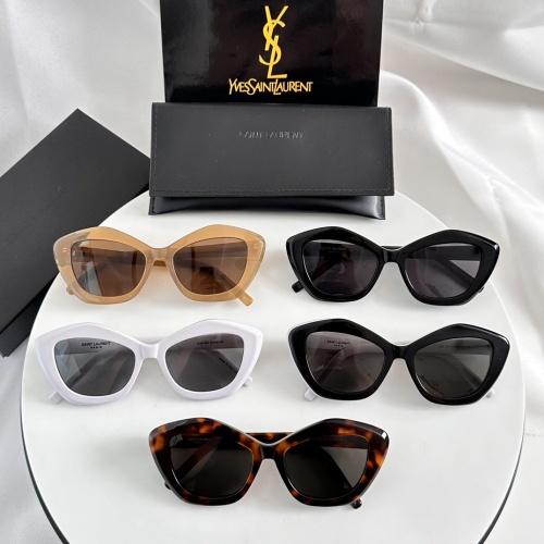 Replica Yves Saint Laurent YSL AAA Quality Sunglasses #1234609 $48.00 USD for Wholesale