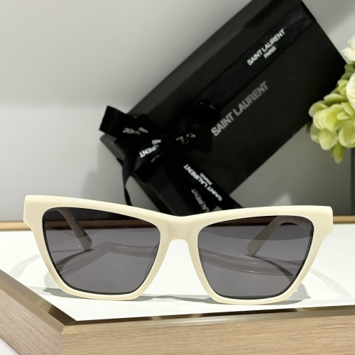 Replica Yves Saint Laurent YSL AAA Quality Sunglasses #1234644 $56.00 USD for Wholesale