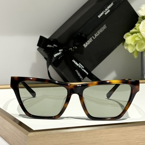 Replica Yves Saint Laurent YSL AAA Quality Sunglasses #1234645 $56.00 USD for Wholesale