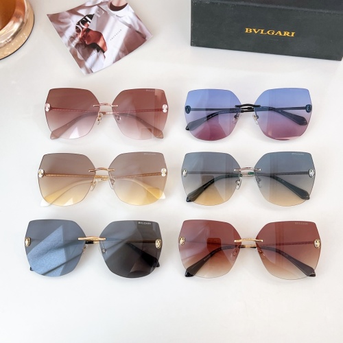 Replica Bvlgari AAA Quality Sunglasses #1235059 $60.00 USD for Wholesale