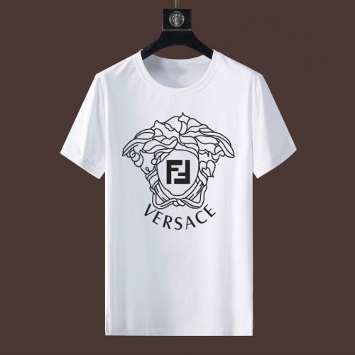 Replica Versace T-Shirts Short Sleeved For Unisex #1235280, $25.00 USD, [ITEM#1235280], Replica Versace T-Shirts outlet from China