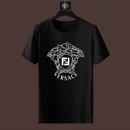 Replica Versace T-Shirts Short Sleeved For Unisex #1235281, $25.00 USD, [ITEM#1235281], Replica Versace T-Shirts outlet from China