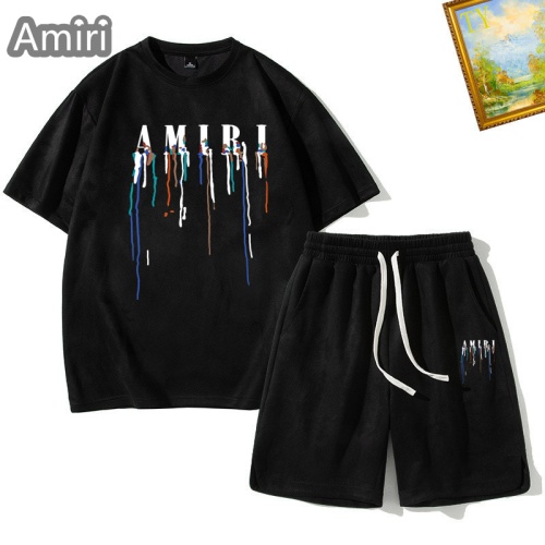 Replica Amiri Tracksuits Short Sleeved For Men #1235442, $48.00 USD, [ITEM#1235442], Replica Amiri Tracksuits outlet from China