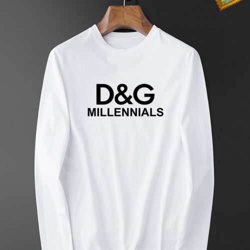 Replica Dolce &amp; Gabbana D&amp;G T-Shirts Long Sleeved For Unisex #1235508, $34.00 USD, [ITEM#1235508], Replica Dolce &amp; Gabbana D&amp;G T-Shirts outlet from China