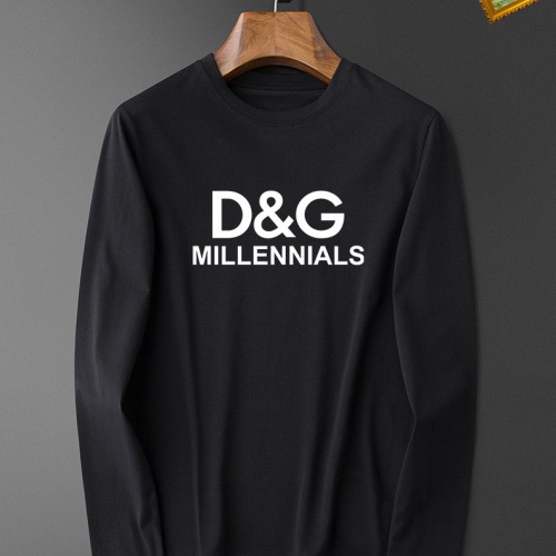 Replica Dolce &amp; Gabbana D&amp;G T-Shirts Long Sleeved For Unisex #1235509, $34.00 USD, [ITEM#1235509], Replica Dolce &amp; Gabbana D&amp;G T-Shirts outlet from China