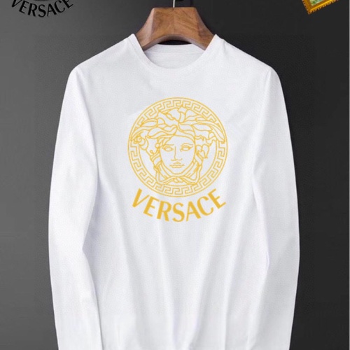 Replica Versace T-Shirts Long Sleeved For Unisex #1235609, $34.00 USD, [ITEM#1235609], Replica Versace T-Shirts outlet from China