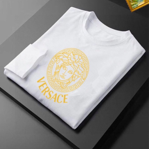 Replica Versace T-Shirts Long Sleeved For Unisex #1235609 $34.00 USD for Wholesale