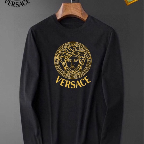 Replica Versace T-Shirts Long Sleeved For Unisex #1235610, $34.00 USD, [ITEM#1235610], Replica Versace T-Shirts outlet from China