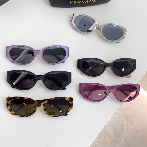 Replica Versace AAA Quality Sunglasses #1235778 $60.00 USD for Wholesale