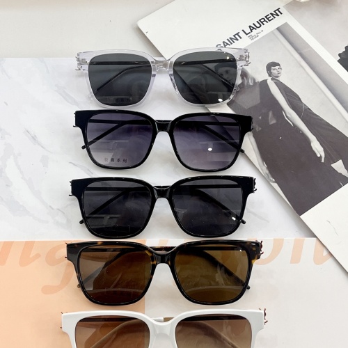 Replica Yves Saint Laurent YSL AAA Quality Sunglasses #1235853 $60.00 USD for Wholesale