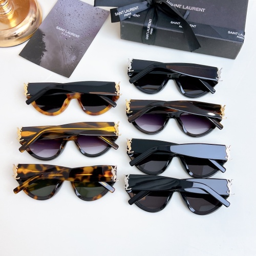 Replica Yves Saint Laurent YSL AAA Quality Sunglasses #1235861 $60.00 USD for Wholesale