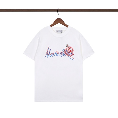 Replica Moncler T-Shirts Short Sleeved For Unisex #1236053, $32.00 USD, [ITEM#1236053], Replica Moncler T-Shirts outlet from China