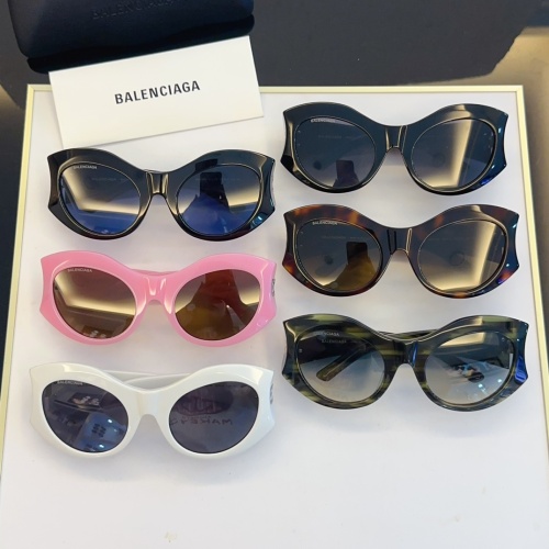 Replica Balenciaga AAA Quality Sunglasses #1236268 $60.00 USD for Wholesale