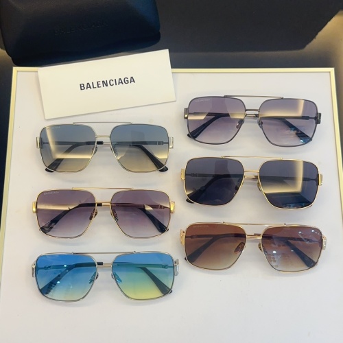 Replica Balenciaga AAA Quality Sunglasses #1236273 $60.00 USD for Wholesale