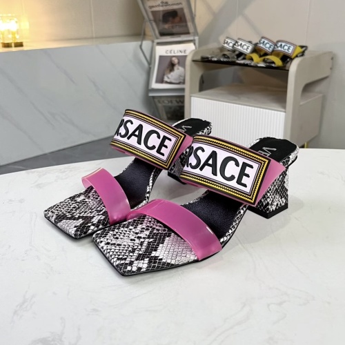 Replica Versace Sandal For Women #1236306, $80.00 USD, [ITEM#1236306], Replica Versace Sandal outlet from China