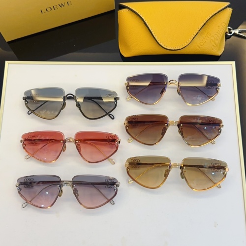 Replica LOEWE AAA Quality Sunglasses #1236432 $60.00 USD for Wholesale