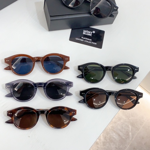 Replica Montblanc AAA Quality Sunglasses #1236490 $48.00 USD for Wholesale