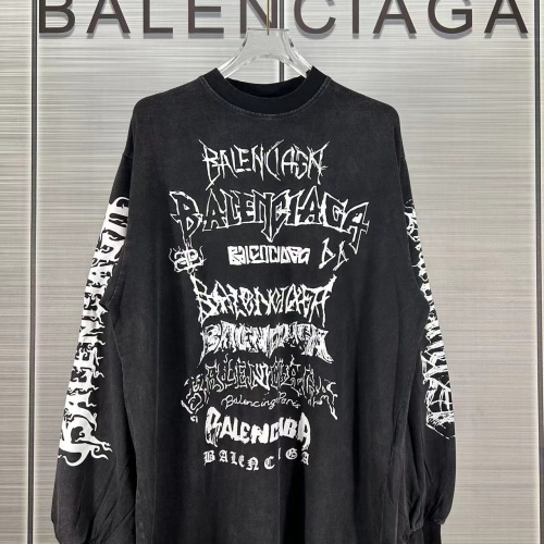 Replica Balenciaga T-Shirts Long Sleeved For Unisex #1236730, $52.00 USD, [ITEM#1236730], Replica Balenciaga T-Shirts outlet from China